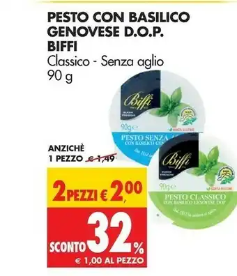 Tigros Biffi Pesto offerta