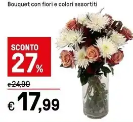 Iper La Grande Bouquet con fiori offerta