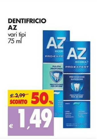 Tigros Az Dentifricio offerta