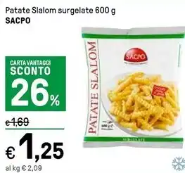Iper La Grande Sacpo patate slalom surgelate offerta