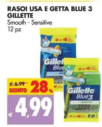 Tigros Gillette Rasoio offerta