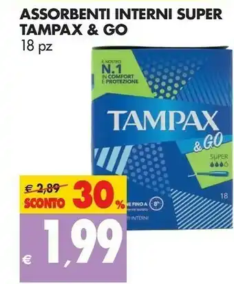 Tigros Tampax Assorbenti interni offerta