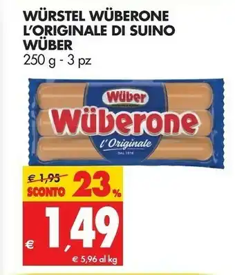 Tigros Wuber Wurstel offerta