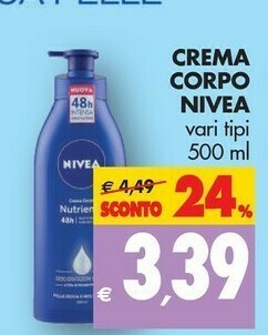 Tigros Nivea Crema corpo offerta