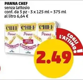 PENNY Parmalat panna chef offerta
