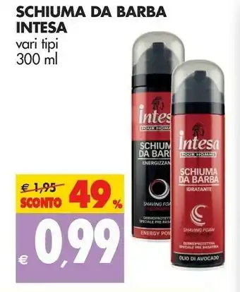 Tigros Intesa Schiuma da barba offerta