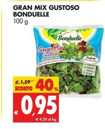 Tigros Bonduelle Insalata offerta