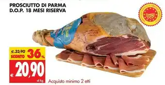 Tigros Prosciutto di Parma offerta