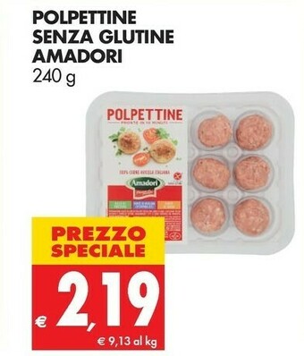 Tigros Amadori Polpette offerta