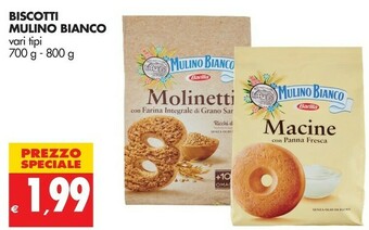 Tigros Mulino Bianco Biscotti Mulino bianco offerta
