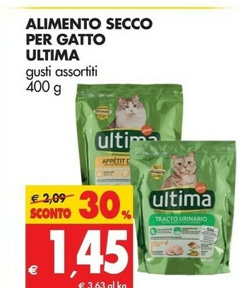 Tigros Ultima Cibo per gatti offerta