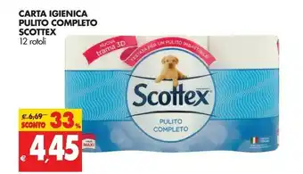 Tigros Scottex Carta igienica offerta