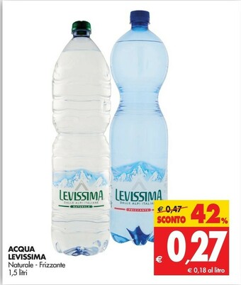 Tigros Levissima Acqua offerta