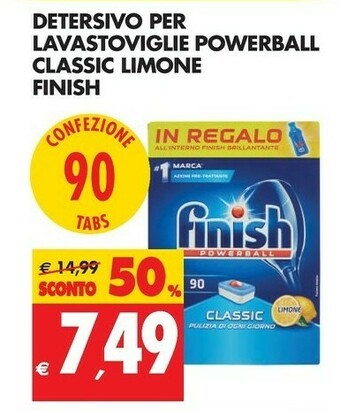 Tigros Finish Detersivo lavastoviglie offerta