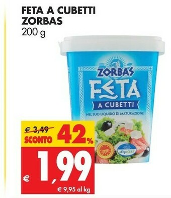 Tigros Zorbas Formaggio offerta