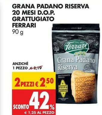 Tigros Ferrari Formaggio offerta