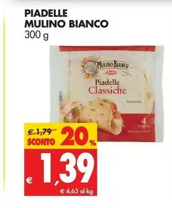 Tigros Mulino Bianco Piadine offerta
