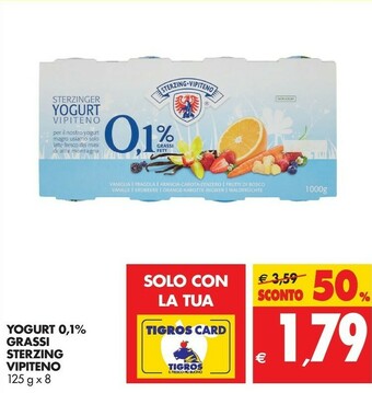 Tigros Vipiteno Yogurt offerta