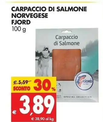 Tigros Fjord Salmone affumicato offerta