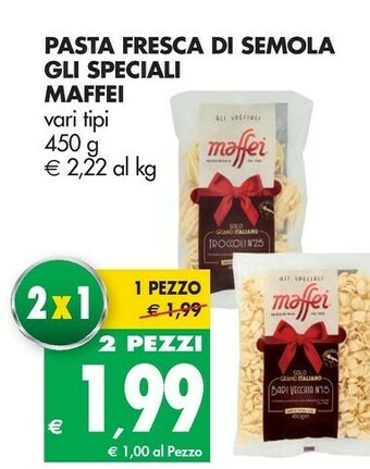 Tigros Maffei Pasta fresca offerta