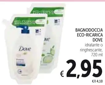 Spazio Conad Bagnodoccia Eco Ricarica Dove 720ml offerta