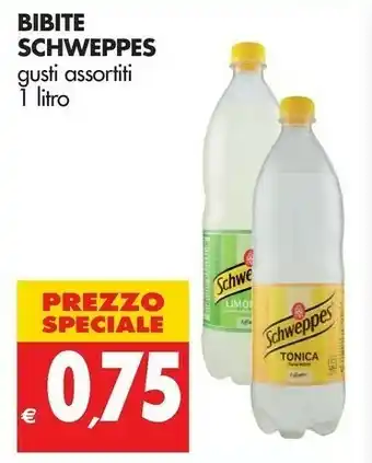 Tigros Schweppes Bevande analcoliche offerta