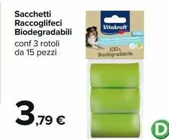 Carrefour Vitakraft Sacchetto Raccoglifeci offerta