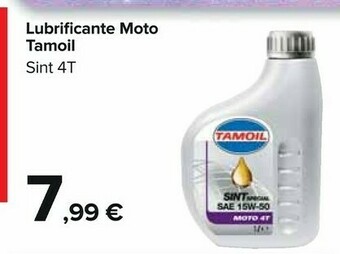 Carrefour Tamoil Lubrificante Moto Sint 4T offerta