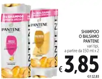 Spazio Conad Shampoo O Balsamo Pantene 150ml x 2 offerta