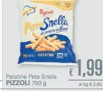 Unes Pizzoli Patatine Pata Snella offerta