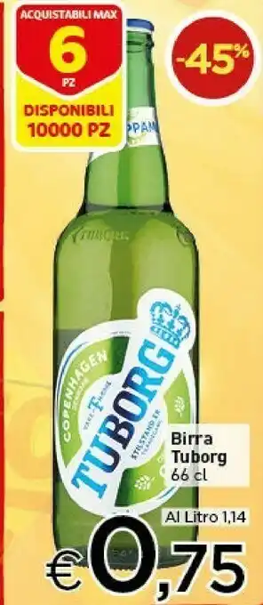 Crai Tuborg Birra 660 G(ml) offerta