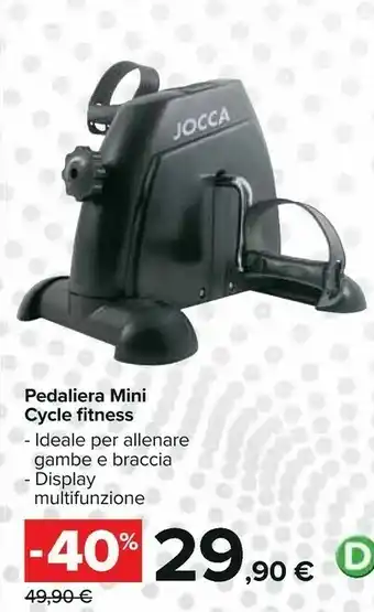 Carrefour Pedaliera Mini Cycle Fitness offerta