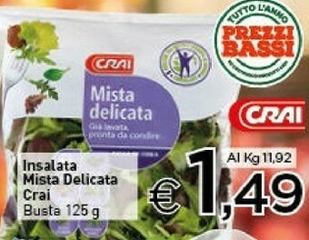 Crai Crai Insalata Mista Delicata offerta