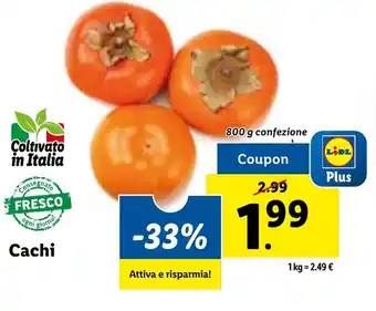 Lidl Cachi 800 g offerta