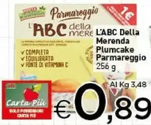 Crai Parmareggio L'ABC Della Merenda Plumcake offerta