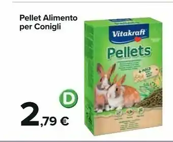 Carrefour Vitakraft Pellet Alimento Per Conigli offerta