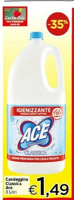 Crai Ace Candeggina Classica offerta