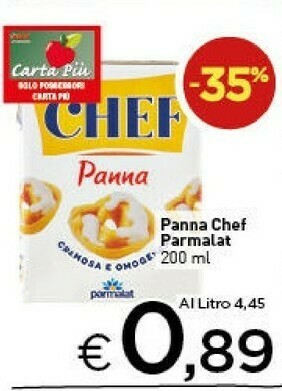Crai Parmalat Panna offerta