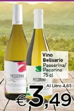 Crai Belisario - Pecorino 750 G(ml) offerta