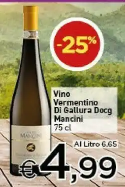 Crai Piero Mancini - Vermentino Di Gallura 750 G(ml) offerta