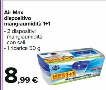 Carrefour Air Max Dispositivo Mangiaumidita offerta
