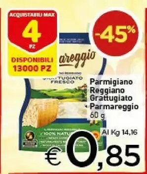 Crai Parmareggio Parmigiano Reggiano Grattugiato Fresco offerta