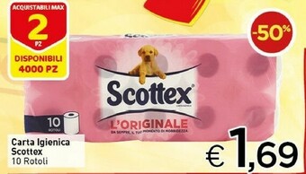 Crai Scottex Carta igienica offerta