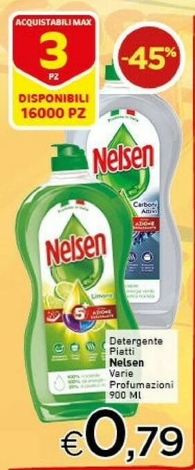Crai Nelsen Detergente Piatti offerta