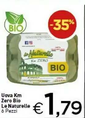 Crai Le Naturelle 6 Uova Fresche Biologiche Km Zero offerta