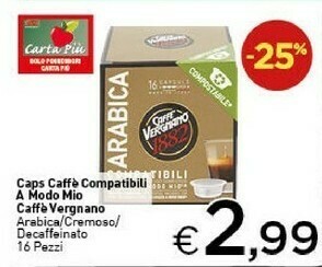 Crai Mio Cialde caffè offerta