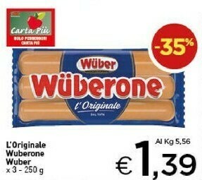 Crai Wuber Wurstel offerta