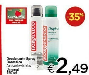 Crai Borotalco Deodorante offerta