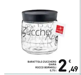 Spazio Conad Barattolo Zucchero Giara Rocco Bormioli 0.75l offerta