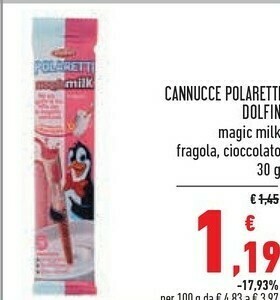 Dolfin Polaretti Magic Milk Fragola 30 G(ml)